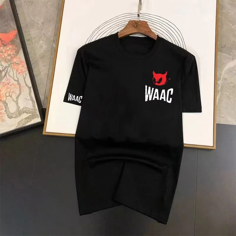 Streetwear Brand Golf - เสื้อยืดแบรนด์ดังลายกราฟิกสีแดง ดีไซน์คลาสสิค โลโก้ปีศาจแดง สำหรับกอล์ฟและกิจกรรมกลางแจ้ง แฟชั่นทันสมัย ผ้าฝ้าย