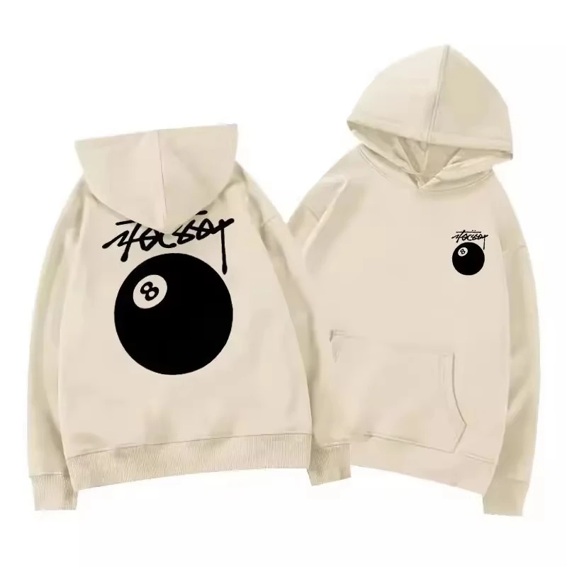 Fear Of God Essential - เสื้อผ้ากีฬาพิมพ์ลายบิลเลียดแบบใหม่สำหรับฤดูใบไม้ร่วงและฤดูหนาว เสื้อคลุมมีฮู้ดนุ่มสบาย สไตล์ลำลอง เสื้อผ้าคุณภาพสูงสวมใส่สบาย