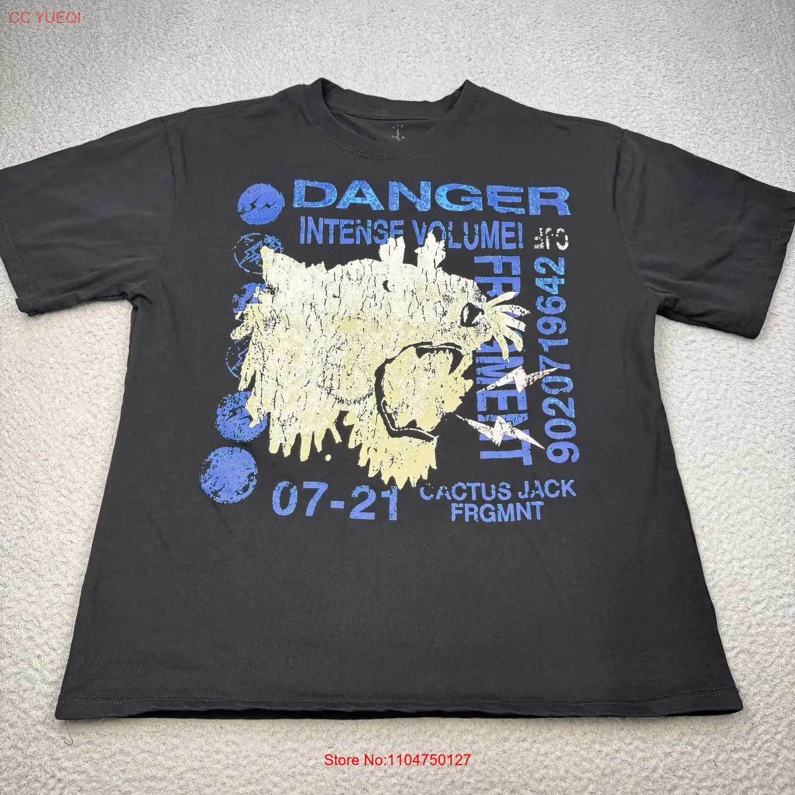 Cactus Jack Tee - เสื้อยืด Cactus Jack FragmenT ผู้ชายไซส์ L