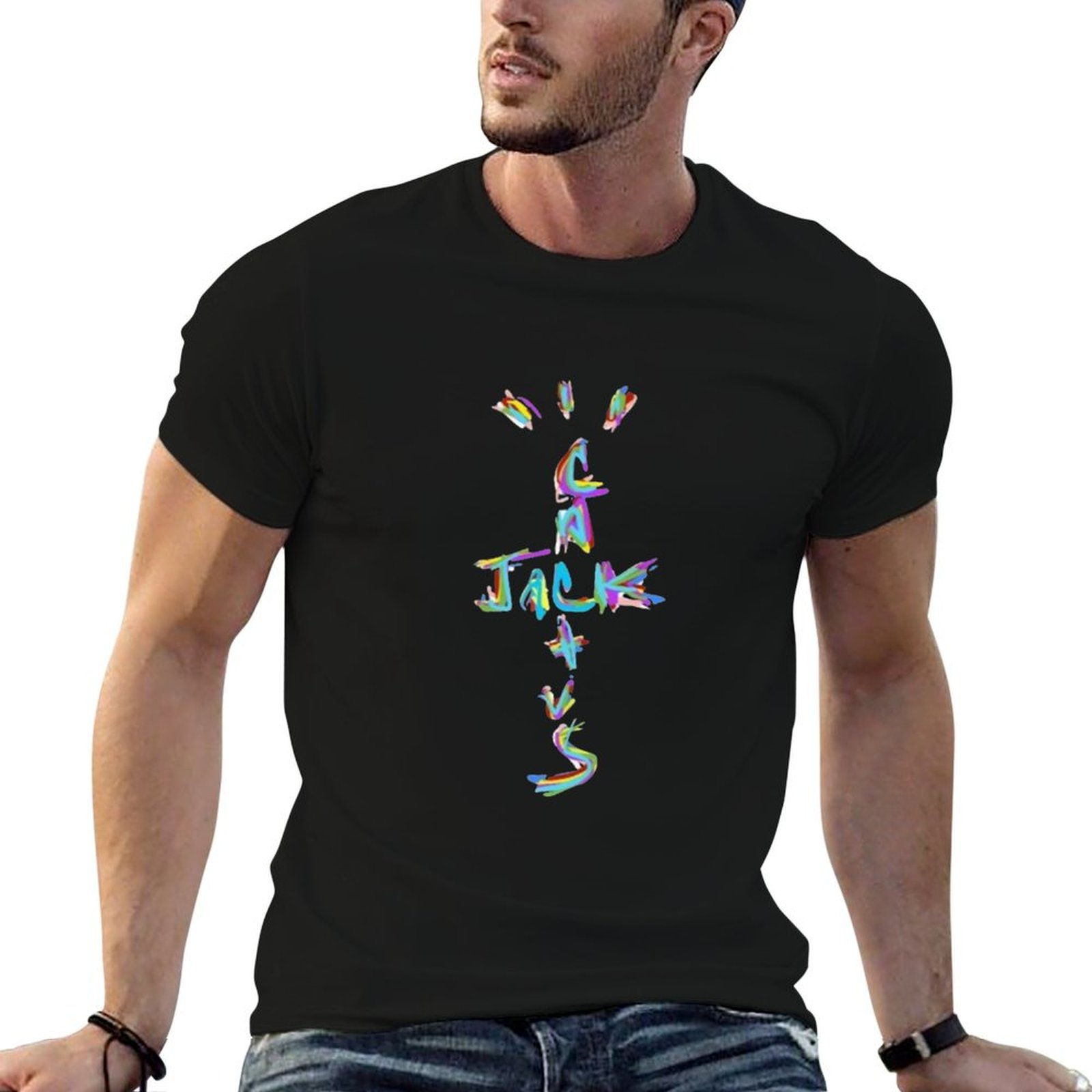 Cactus Jack Tee - เสื้อยืดแคคตัสแจ็ค เสื้อยืดใส่ทำงานสบายๆ