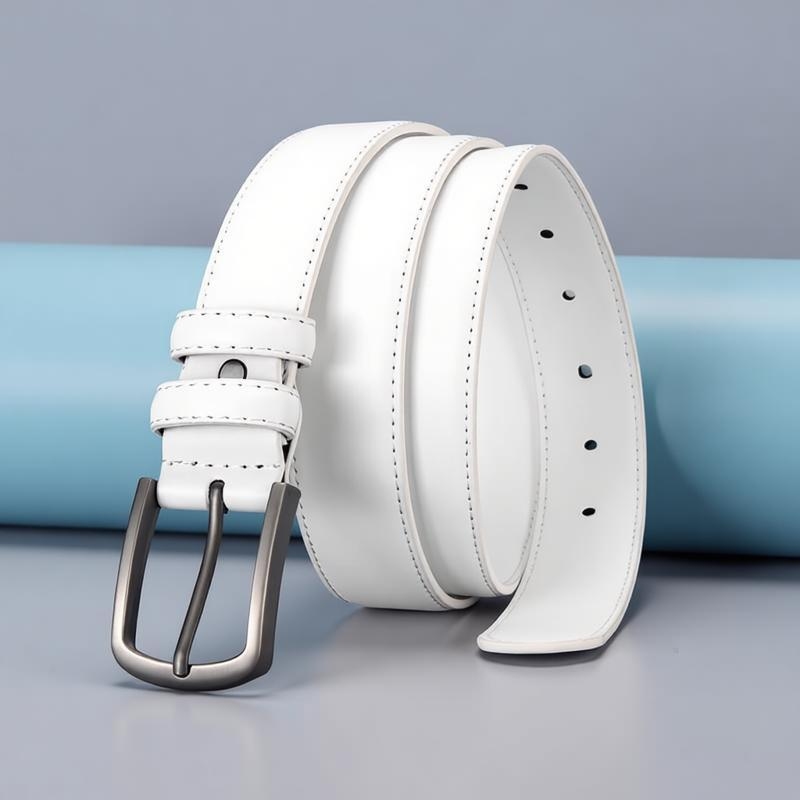 เข็มขัดผู้ชายแบบเป็นทางการ สีข - Off White Belt บทวิจารณ์และราคา