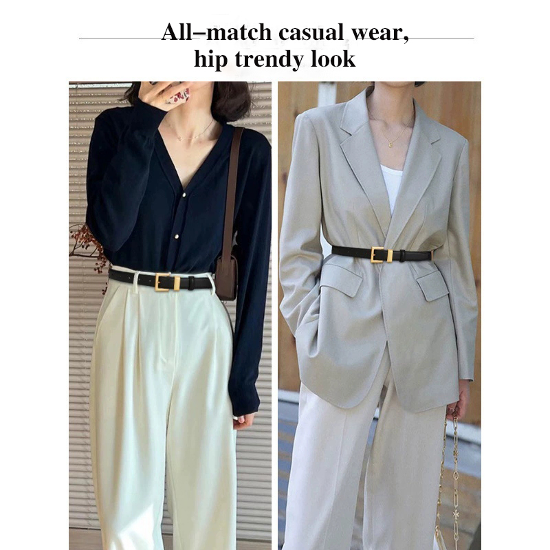 เข็มขัดหนังสำหรับสุภาพสตรี; เข - Off White Belt บทวิจารณ์และราคา