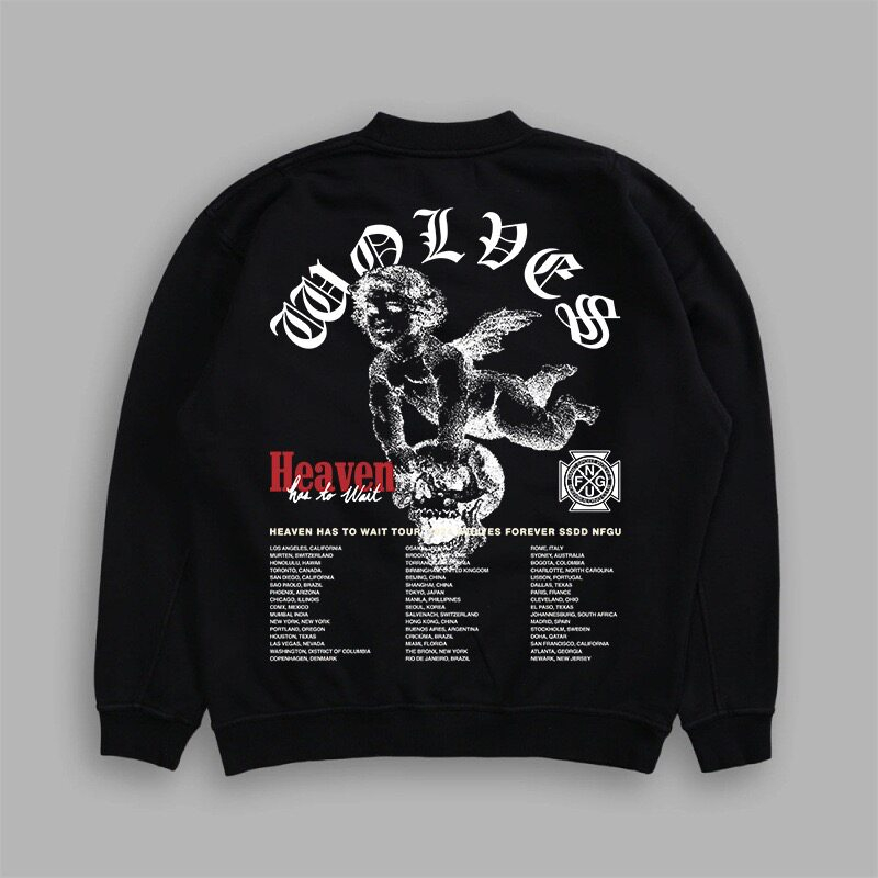 เสื้อสเวตเชิ้ตพิมพ์ลายหัวหมาป่ - Streetwear Brand Hoodies บทวิจารณ์และราคา