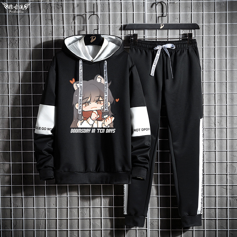 ชุดเสื้อฮู้ดและกางเกงผู้ชายลาย - Streetwear Brand Collaborations บทวิจารณ์และราคา