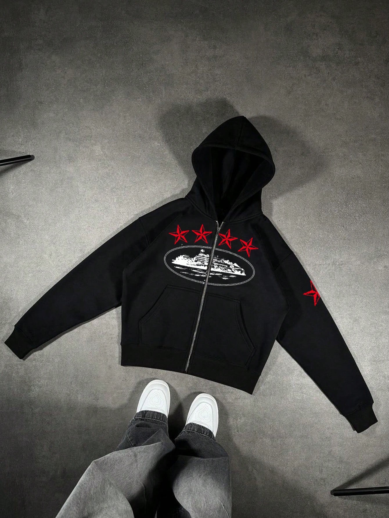 เสื้อสเวตเตอร์มีฮู้ดแบบมีซิปสำ - Fear Of God Essential บทวิจารณ์และราคา
