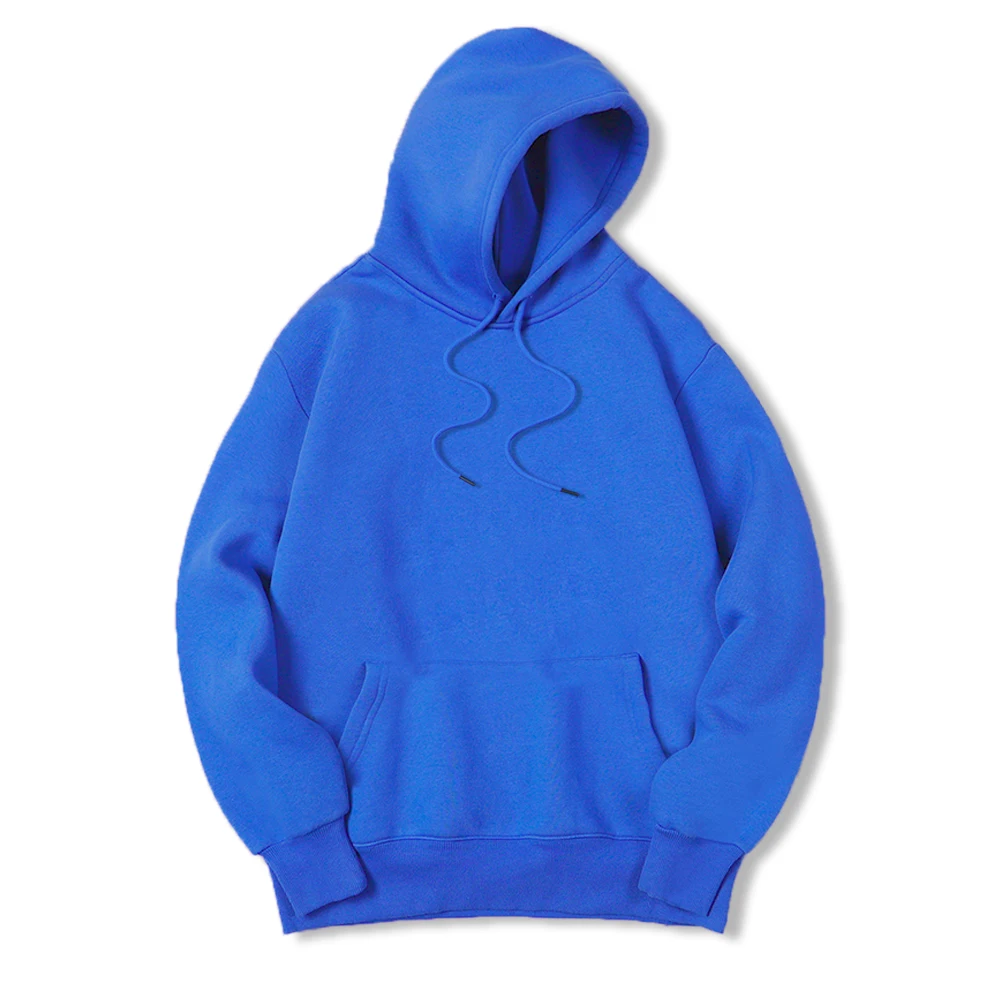 เสื้อฮู้ดผู้ชายสีพื้น ผ้าขนสัต - Streetwear Brand Hoodies บทวิจารณ์และราคา