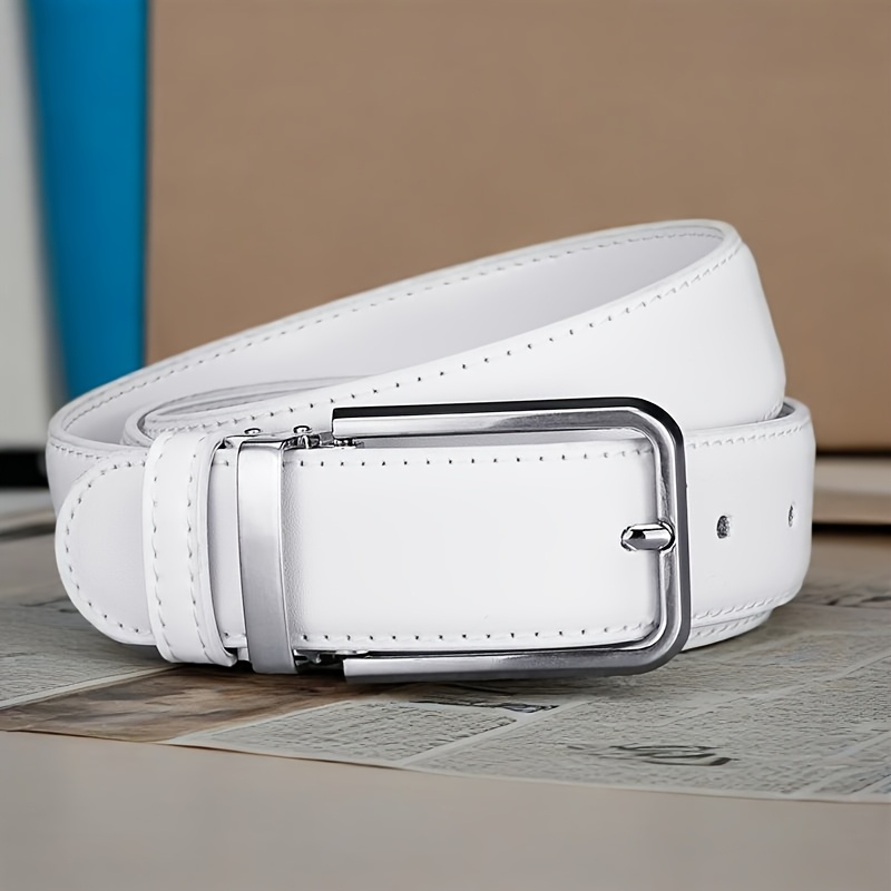เข็มขัดหัวเข็มขัด PU แบบคลาสสิ - Off White Belt บทวิจารณ์และราคา