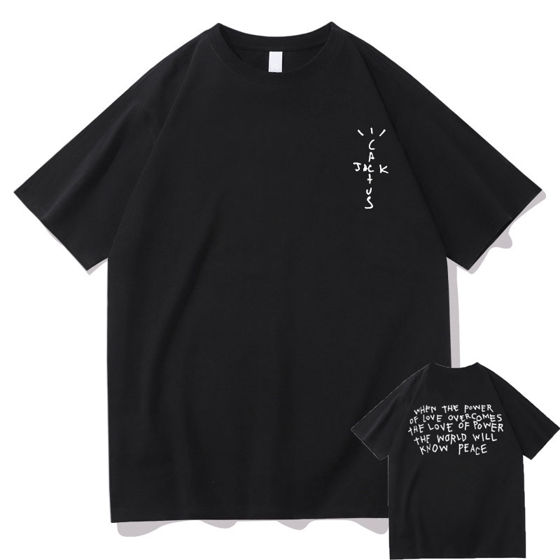 ใหม่แคคตัสแจ็คกราฟิกเสื้อยืดผู - Cactus Jack Tee บทวิจารณ์และราคา