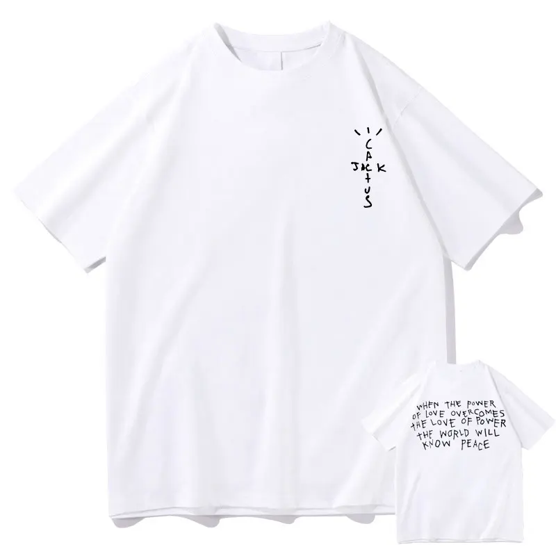 ใหม่แคคตัสแจ็คกราฟิกเสื้อยืดผู - Cactus Jack Tee บทวิจารณ์และราคา