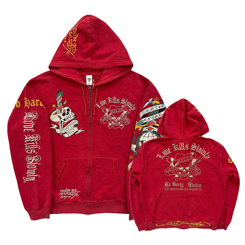 เสื้อฮู้ดโอเวอร์ไซส์ลายกะโหลกส - Streetwear Brand Hoodies บทวิจารณ์และราคา