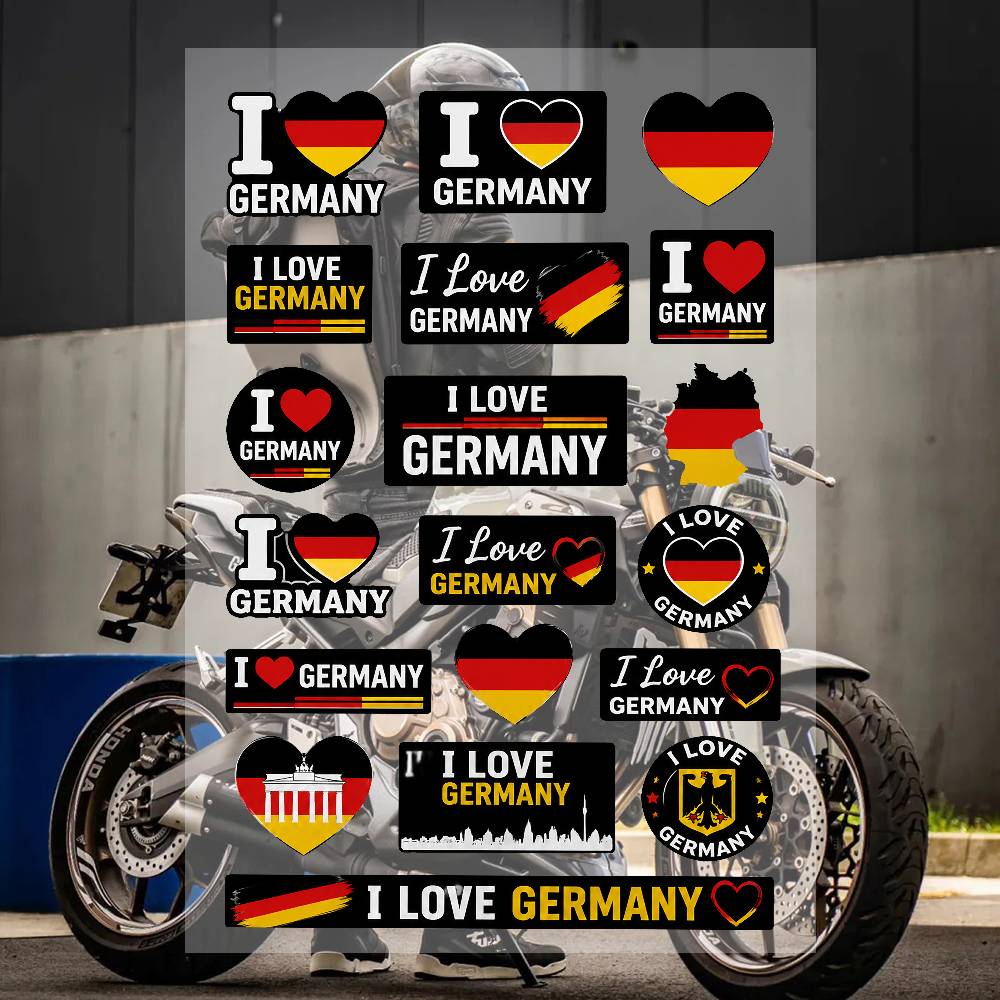 ชุดสติกเกอร์แบรนด์ A-Germany S - Streetwear Brand Germany บทวิจารณ์และราคา