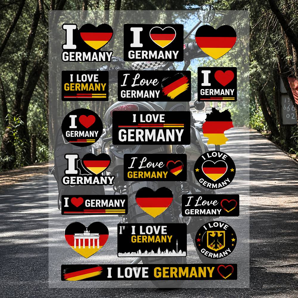 ชุดสติกเกอร์แบรนด์ A-Germany S - Streetwear Brand Germany บทวิจารณ์และราคา