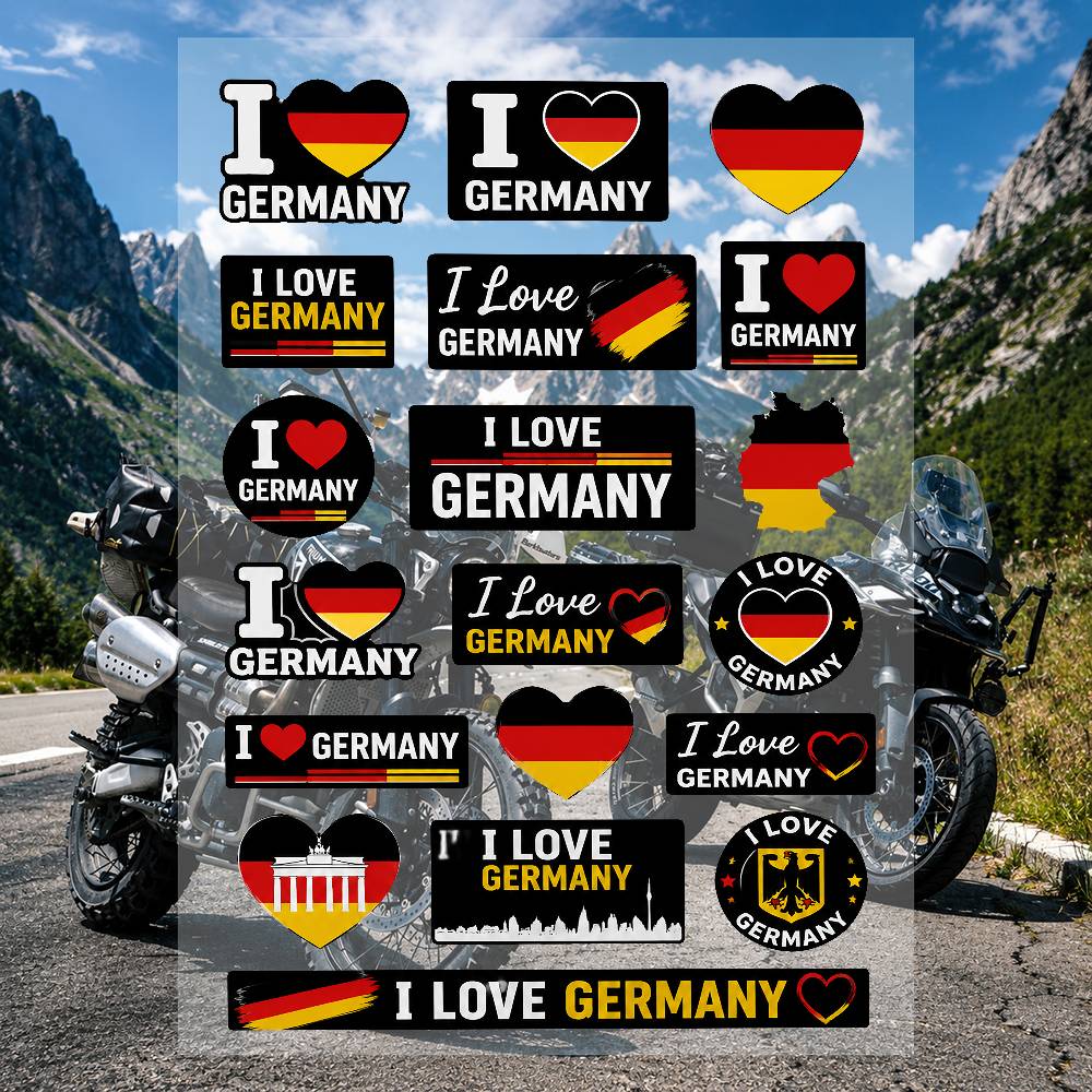 ชุดสติกเกอร์แบรนด์ A-Germany S - Streetwear Brand Germany บทวิจารณ์และราคา
