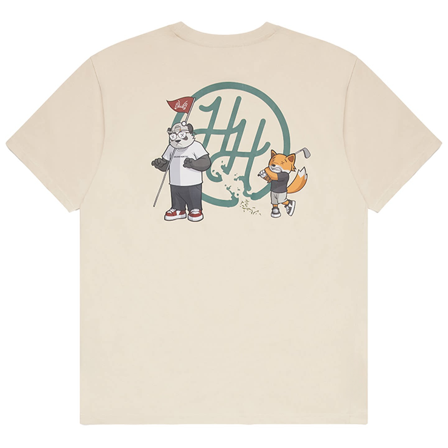เสื้อยืดลายการ์ตูนแพนด้าและสุน - Streetwear Brand Golf บทวิจารณ์และราคา