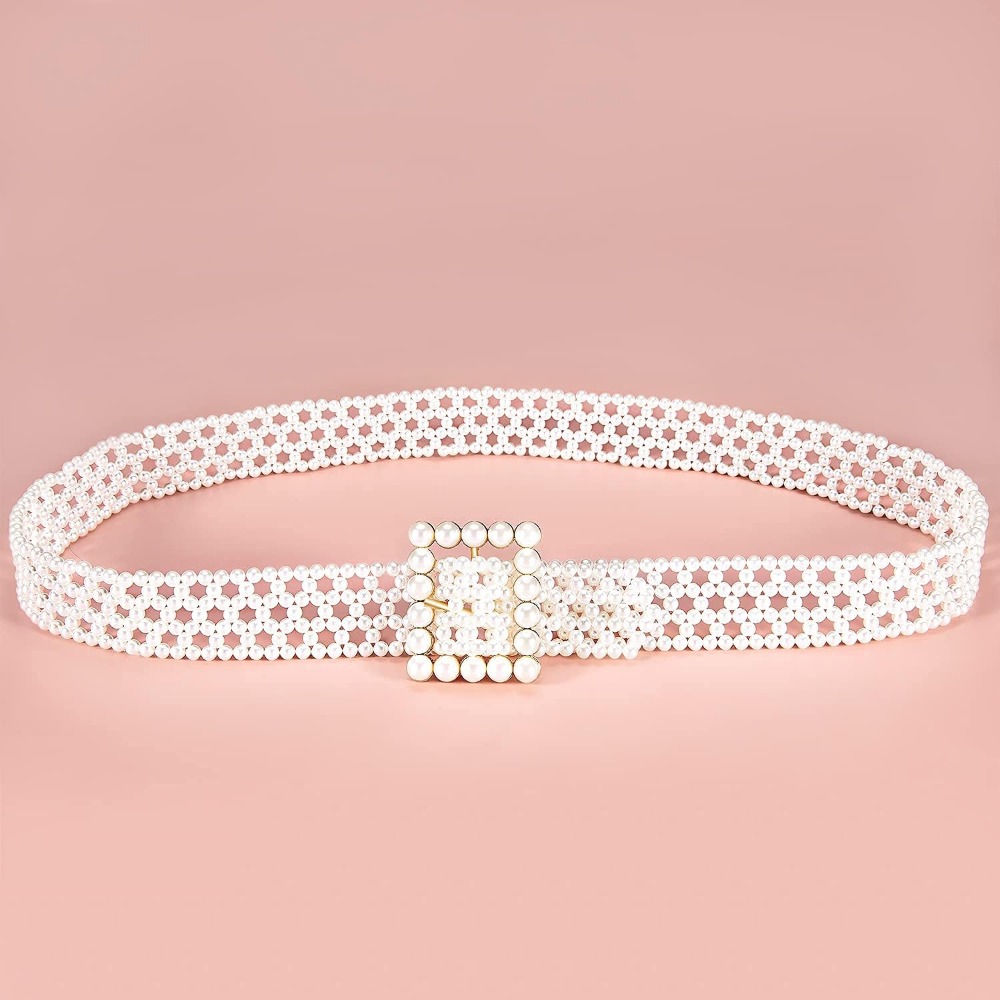 เข็มขัดไข่มุกยาว95ซม. เป็นของข - Off White Belt บทวิจารณ์และราคา