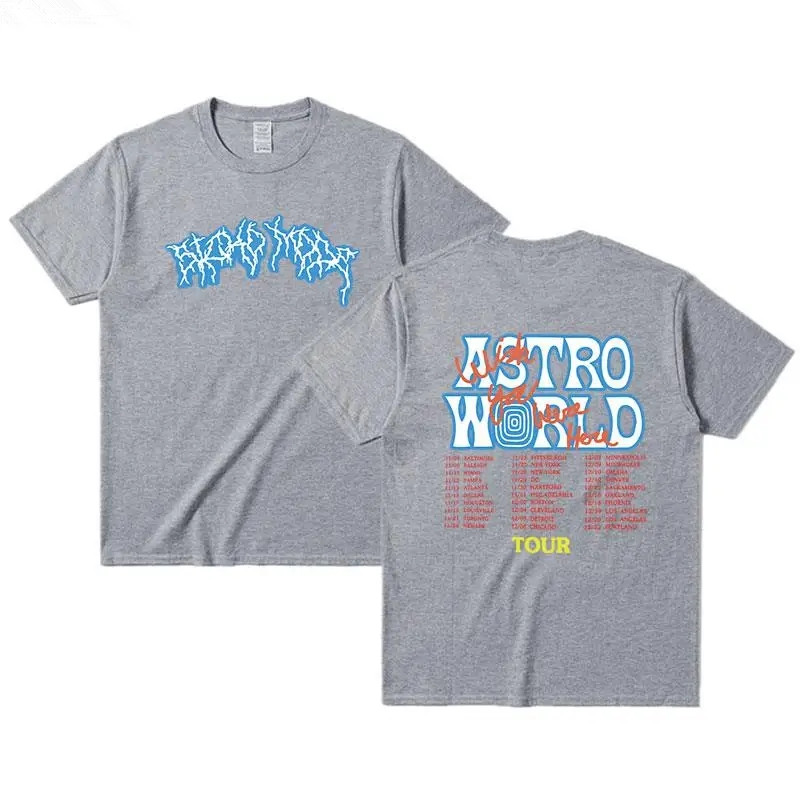 เสื้อยืดฮิปฮอปฤดูร้อนใหม่ ลายแ - Cactus Jack Tee บทวิจารณ์และราคา