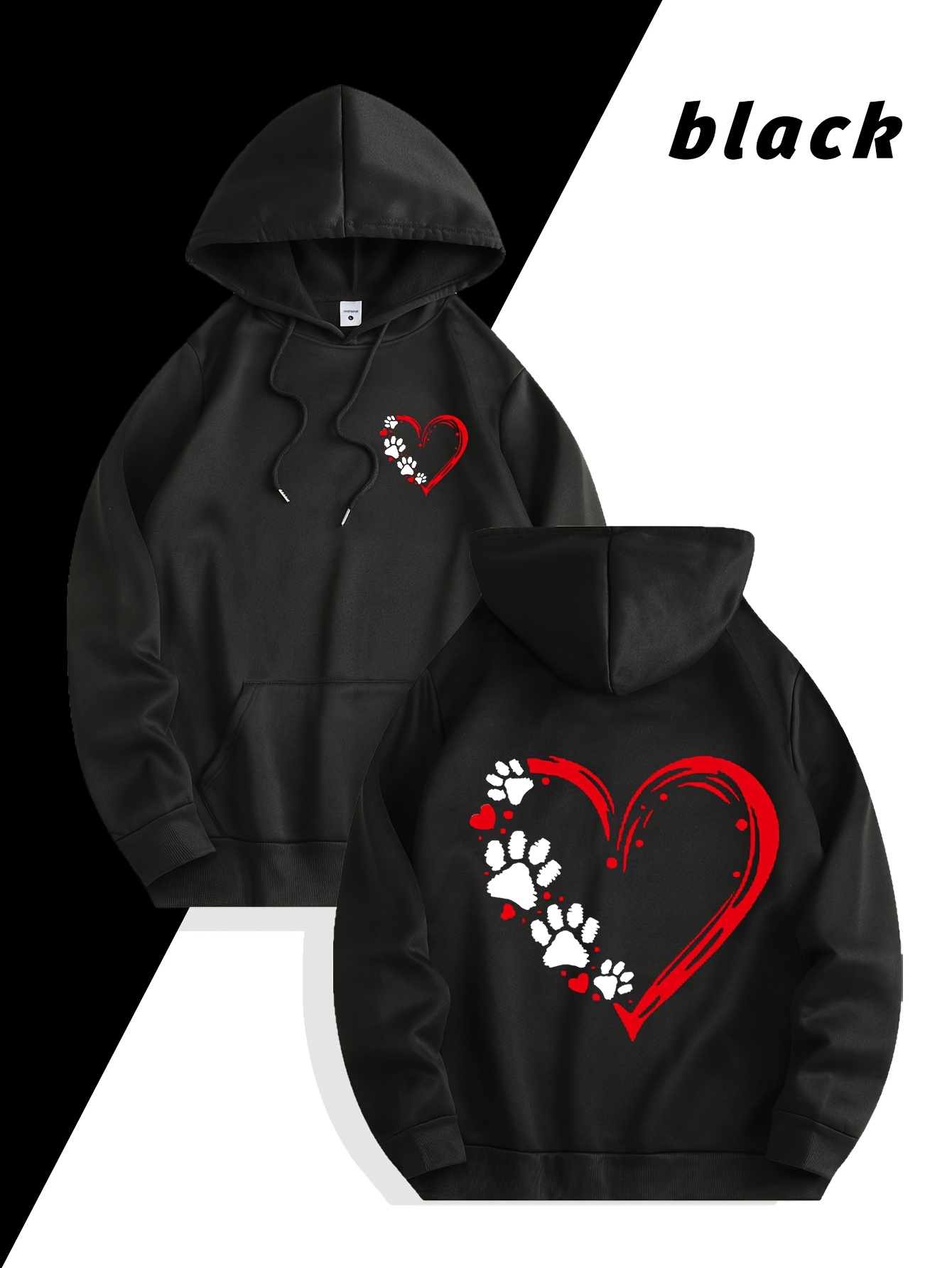 เสื้อสเวตเชิ้ตผู้ชายลายหัวใจแบ - Streetwear Brand Hoodies บทวิจารณ์และราคา
