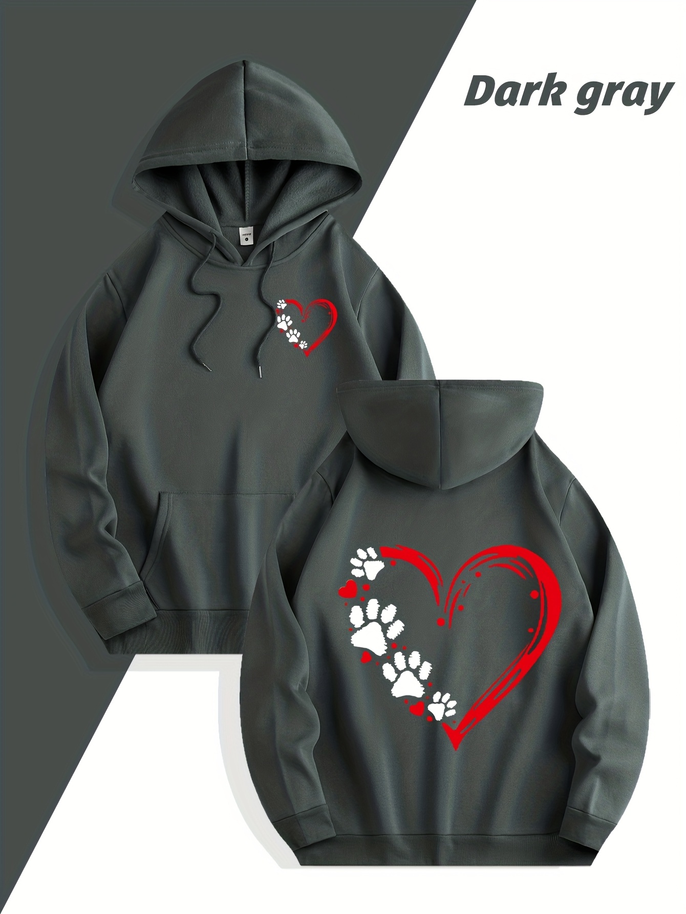 เสื้อสเวตเชิ้ตผู้ชายลายหัวใจแบ - Streetwear Brand Hoodies บทวิจารณ์และราคา